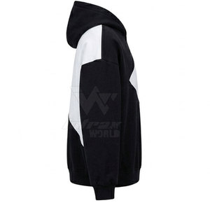 เสื้อฮู้ดดี้ผู้ชายทรงโอเวอร์ไซส์ ผ้าฟลีซนุ่ม สวมใส่สบาย ทรงหลวม อุ่นสบาย เหมาะสำหรับใส่ในชีวิตประจำวัน - Product Image 4