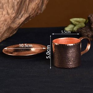 Amazing Solid Drinkware Metal <b>Mugs</b> 100% Pure Copper Material Polished Food Safe Protected Coating Eco-Friendly <b>Large</b> Capacity - Product Image 5