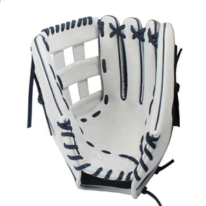 Custom Cowhide Professional Leather Baseball Gloves Full Finger Pitcher Outdoor Right Hand <b>Throw</b> <b>Blue</b> 11.5 Inches 2026 - Product Image 3