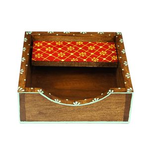 Boîte à mouchoirs en bois élégante pour le rangement des serviettes en papier sur le bureau, décoration pour la maison, le salon, la salle à manger, l'hôtel, le restaurant, la table - Product Image 3