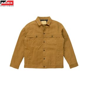 Veste de travail en toile durable de style industriel, en coton de qualité supérieure, avec plusieurs poches et impression de logo - Product Image 1