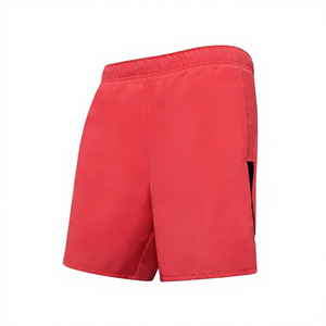 Quick Dry Breathable OEM Custom Front Logo Mid Waist Polyester Plant <b>Pattern</b> Drawstring Plus Size Board <b>Shorts</b> <b>Men</b> - Product Image 1