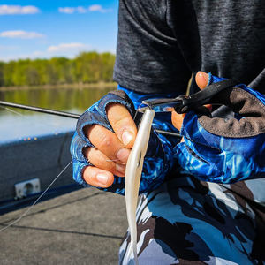 Guantes de Pesca de Poliéster de Calidad Profesional al por Mayor, Equipo de Protección Táctica para Deportes, Ciclismo, Pesca, Caza y Conducción - Product Image 5