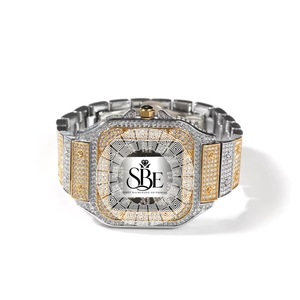 Reloj de Lujo con Diamantes Moissanite de Alta Calidad, Estilo Hip Hop, con Movimiento Mecánico y Esfera de Cristal, para Uso Diario y Regalos Empresariales - Product Image 3