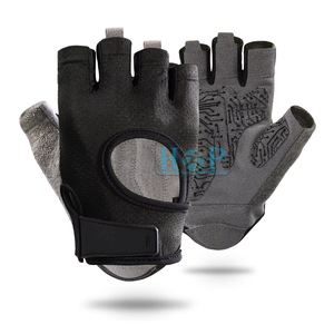 Guantes de Gimnasio para Levantamiento de Pesas, Guantes de Cuero Resistentes para Entrenamiento de Fuerza, Equipo de Fitness para Gimnasio y Deportes, Guantes de Gimnasio Duraderos - Product Image 1