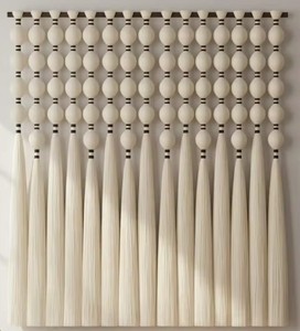 Tapisserie Bohème Luxueuse Faite à la Main, Art Mural Macramé à Bulles, Décoration Murale pour Salon, Art Mural pour la Maison, Luxe - Product Image 4