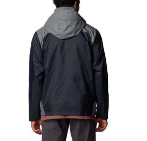 เสื้อแจ็คเก็ตกันลมแบบมีซิปและฮู้ด ขนาดใหญ่พิเศษ ระบายอากาศได้ดี สไตล์ลำลองสำหรับผู้ชาย - Product Image 2