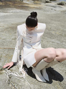 Ropa al por Mayor, Blazers Casuales para Mujer, Blazer Elegante con Flecos DEBS, Blazer Ecológico ODM para Mujer, Ropa de Mujer Vietnam - Product Image 4