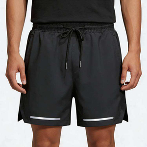 Hot Selling Men's Gym Shorts Casual Style Drawstring Waist Breathable Contrasting Color High Quality Customizable Design Fitness - Product Image 2