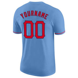 Camiseta de Béisbol Personalizada de Moda, Uniforme de Equipo OEM, Camiseta Deportiva de Poliéster que Absorbe la Humedad, Fabricante de Camisetas para Hombre al por Mayor - Product Image 4