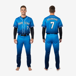 Uniforme de baseball au design unique OEM, logo personnalisé imprimé, impression par sublimation, uniforme de baseball unisexe pour adultes - Product Image 4