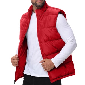 Ropa de invierno, chaleco acolchado de otoño, chaquetas acolchadas, ropa de hombre, chaleco acolchado impermeable de calle alta para hombre, logotipo personalizado - Product Image 4