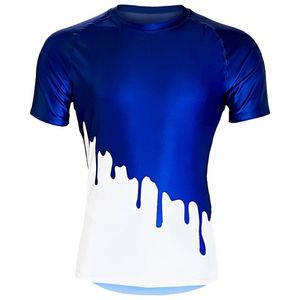 Camiseta de compresión de manga larga para MMA y grappling, con absorción de humedad, licra/nailon, impresión por sublimación, unisex - Product Image 1