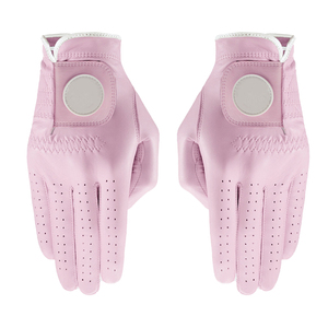Gants de golf en cuir de cabretta de qualité supérieure pour hommes et femmes - Logo personnalisé, doigts entièrement couverts, sangle de poignet réglable, légers - Product Image 4