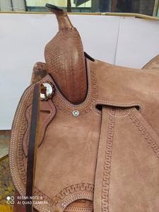 ชุดหมุดอานม้าหนังแบบตะวันตกสำหรับแข่งม้ามีพนักพิงศีรษะ - Product Image 2