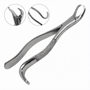 Pinzas de Extracción Dentales Americanas # Extractor de Dientes Quirúrgico Manual de Acero Inoxidable para Molares Inferiores 1 y 2, con Empuñadura Ergonómica - Product Image 2