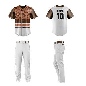 Uniforme de baseball personnalisé de haute qualité, nouvelle arrivée 2025, impression par sublimation, vêtements de sport en gros, uniforme de baseball par sublimation 2025 - Product Image 4