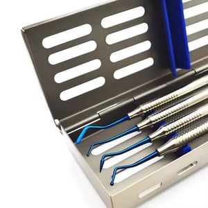 Manual Dental Composite Instruments Stainless Steel Blue Coated Reusable Complete Set Restorative Hollow Handle - Product Image 5