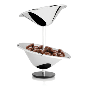 Exhibidor de Chocolate Metálico Giratorio, Decorativo para Escritorio, Soporte para Dulces y Galletas, Diseño de 2 Niveles - Product Image 6