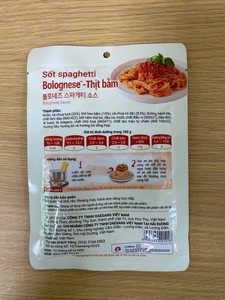 Auténtica Salsa de Tomate Estilo Boloñese Italiano 120g O'Food, Salsa para Pasta en Porción Individual para Espaguetis, Venta al por Menor y al por Mayor - Product Image 4