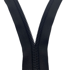 Ventes en gros de fermetures éclair longues en nylon personnalisées de haute qualité 10 #   Rouleau de fermeture éclair en nylon de 100 yards - Product Image 4