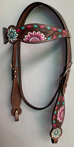 Conjunto de cuello y cabeza tallado con cuentas occidentales de cuero Argentino más vendido a un precio asequible - Product Image 4