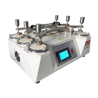 Darsen DS-412D8 Probador de Abrasión y Borboto Martindale de 8 Cabezas, Máquina de Prueba de Resistencia al Desgaste y Borboto Textil, 1% de Precisión, 700W