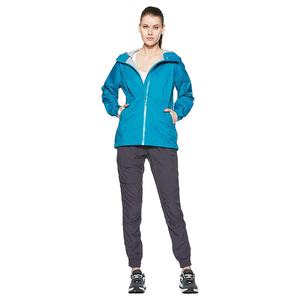Vente en gros 2025 veste coupe-vent d'entraînement pour femmes sur mesure 100% tissu imprimé en nylon solide fermeture à boutons manteau avec logo personnalisé - Product Image 4