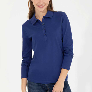 Chemises Polo de Golf pour Femmes en Gros, Logo Brodé Personnalisé, Manches Courtes, Respirantes, en Piqué, Uniformes Sportifs d'Équipe, Vêtements d'Été - Product Image 1