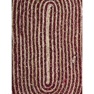 Tapis de couloir en jute naturelle tressé à la main, tapis de sol tressés style ferme pour salon, ensembles de tapis et moquettes tissés mur-à-mur - Product Image 6