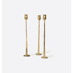 Vintage <b>Brass</b> Candle Holders Metal Taper <b>Candlestick</b> Holder Bulk Antique Gold Candle Stand for Wedding Table Decor Centerpiece - Product Image 2