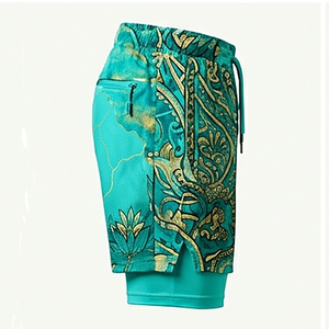Pantalones Cortos Casuales de Playa para Hombre, Resistentes al Agua, Ideales para Vacaciones, Natación y Deportes Acuáticos - Product Image 3