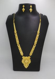 Saudi Arabia India Middle East Jewelry Gold Plated Long Necklace Earring <b>Set</b> Alloy Wedding <b>Set</b> indian <b>jewellery</b> <b>sets</b> <b>for</b> <b>women</b> - Product Image 4