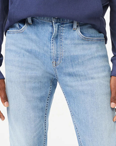 Pantalones Vaqueros Duraderos para Hombre, Corte Recto Ajustado, Colección de Pantalones Vaqueros Transpirables para Hombre, Estilo Urbano - Product Image 4