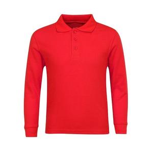 เสื้อยืดคอกลมแขนยาวสีดำ ผ้าฝ้ายฟลีซ สีพื้น แขนยาวเต็มตัว - Product Image 1