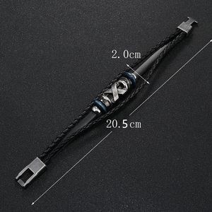 Bracciale con perline a X personalizzato, stile retrò, fatto a mano, gioiello da uomo, accessorio di moda di tendenza, coppia - Product Image 2