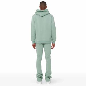 Survêtement évasé premium pour hommes |   Ensemble de sport décontracté léger à capuche pour l'entraînement |   Vêtements d'hiver confortables, grande taille, imprimés - Product Image 4