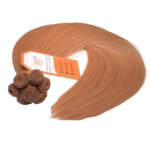 มือผูกผ้าต่อผม Remy เวียดนาม100% มนุษย์ผมคู่วาดบริสุทธิ์ดิบที่ยังไม่ได้ผมบริสุทธิ์ดิบ - Product Image 1