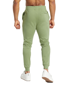 Pantalon de jogging unisexe pour homme, taille mi-haute, en molleton de coton, décontracté, grande taille, respirant, séchage rapide, écologique, avec cordon de serrage - Product Image 3