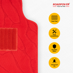 ROADPOWER (RP-MAT-188) Alfombrillas universales premium de 5 piezas para coche, para asientos delanteros y traseros, protegen el vehículo de la suciedad - Product Image 6