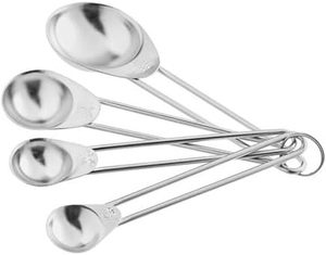 Premium Quality Stainless Steel <b>Measuring</b> Spoons Set for Dry & Liquid Markings <b>Measuring</b> <b>Tools</b> for Kitchen Baking Cooking - Product Image 2