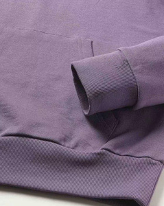 เสื้อฮู้ดผู้ชายสีม่วงรุ่นใหม่ล่าสุด ทรงโอเวอร์ไซส์ ผ้าฝ้ายเฟรนช์เทอร์รี่ สวมใส่สบาย พิมพ์ลายโลโก้ด้านหน้า เหมาะสำหรับใส่ในช่วงฤดูใบไม้ร่วง - Product Image 6