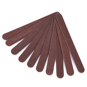 Lime à ongles Emery 180 grains, simple face, réutilisable, outil de soin des ongles, style classique droit - Product Image 1