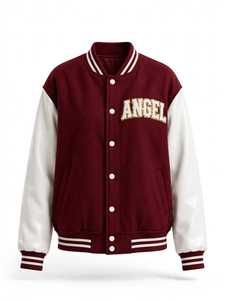 Chaqueta Varsity de Lana para Mujer, Estilo Moderno, Personalizada, de Alta Calidad, Resistente al Viento, Proveedor Directo de Fábrica, Manga Larga, Estilo Letterman - Product Image 1