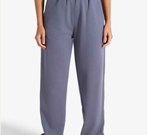 Pantalon de jogging décontracté personnalisé pour femme, coupe large, avec cordon de serrage, en molleton, pour l'extérieur - Product Image 1