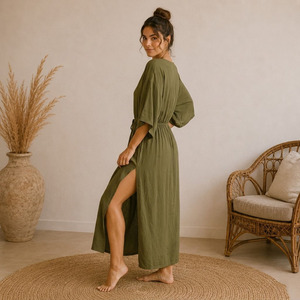 Conjunto de Ropa de Casa para Mujer, Corte Holgado, Poliéster Viscosa, Cómodo, Suave, Transpirable, Certificado OEKOTEX - Product Image 2