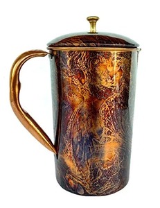 Jarra de Agua de Cobre de Doble Pared con Diseño Impreso Decorativo y Único, Estilo Moderno, Compre Directamente del Proveedor a Precio de Fábrica - Product Image 4