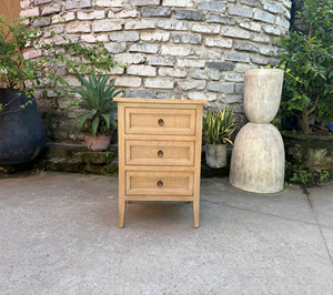 Armoire vintage de luxe en bois massif rustique avec portes vitrées, design à panneaux surélevés, deux portes, 4 étagères, garantie 1 an, salon - Product Image 2