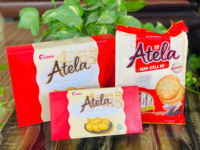 ATELA 150gr Productos Horneados Vietnamitas Saludables, Galletas Crujientes de Sésamo, Dulces, Galletas Saladas, Sabor Salado, Muestras Gratis, Venta en Caja