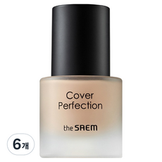 Base de Maquillaje y Corrector Líquido The Saem Cover Perfection en Tono Beige Natural 1.5, Mini 15ml, 6 Unidades, con Descuento - Product Image 1